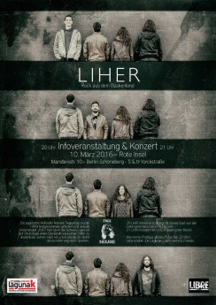 Plakat - Info VA und baskischer Rock von LIHER