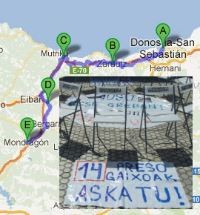 Protestmarsch für die Freiheit der 14 schwer kranken Gefangenen