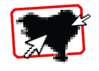 Euskal Herria pixeled with Mouse Pointers