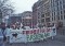 Demo am Hackeschen Markt zum Cervantes Institut, Berlin 2004